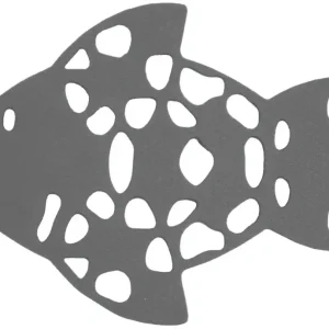 6er Anti-Rutschfigur Fisch, Anthrazit, ca. 13,5 x 11 cm Bestseller