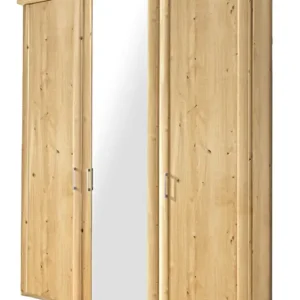 Drehtürenschrank Bern 150x197x58 cm Bianco-Eiche Angebot