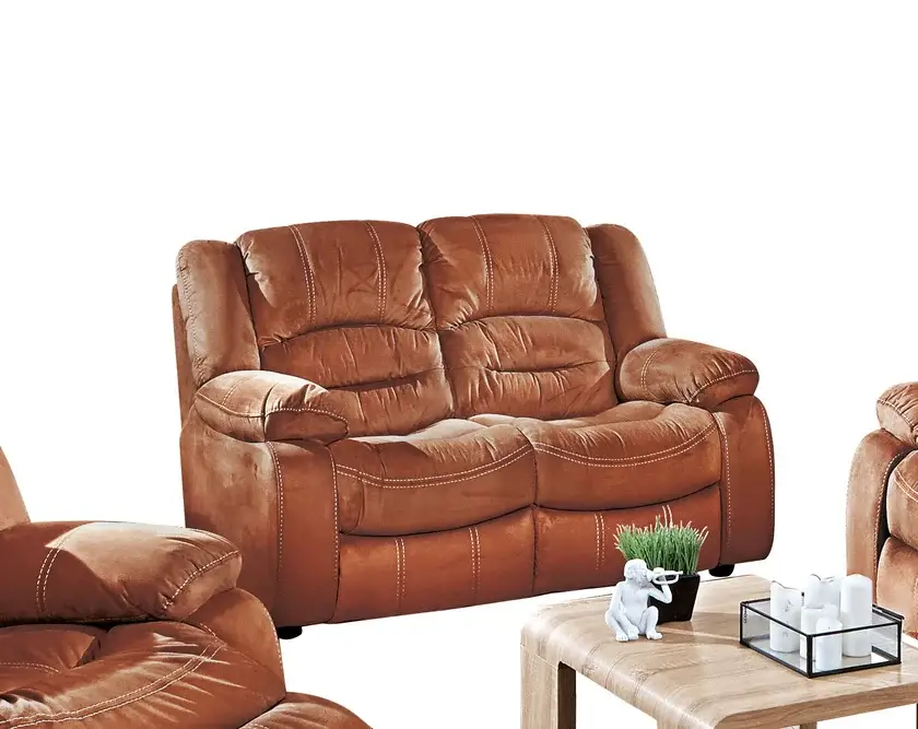 2-Sitzer LS Mikrofaser Dunkelbraun ca. 157 x 102 x 102 cm Letzte Chance