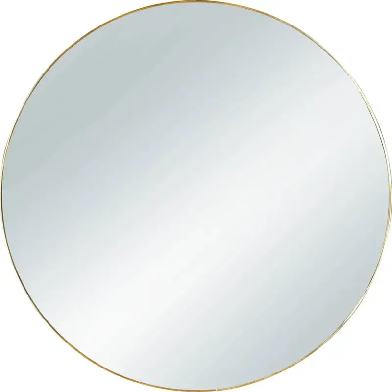 Spiegel Mila Ø 50 cm goldfarbig Angebot