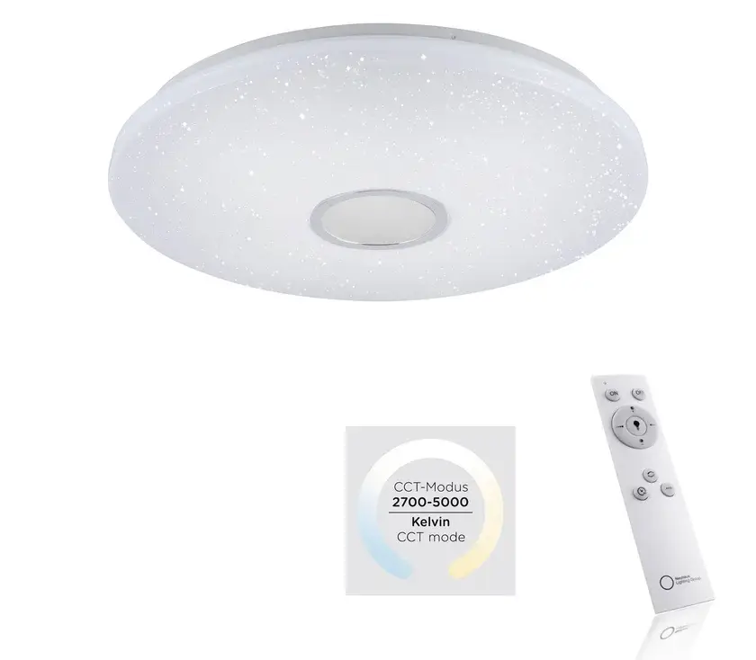 LED-Deckenleuchte Jonas 59cm weiß Neue Kollektion