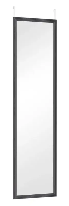 Geprüft Türhänge-Spiegel Ria 30 x 120 cm Schwarz