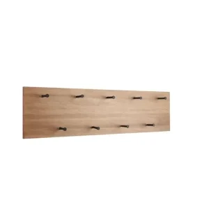 Abverkauf Wandgarderobe Samantha 75 x 20 cm Artisan Eiche/schwarz