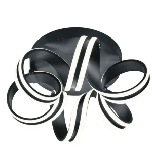 Carrera Deckenleuchte schwarz 62501,D/H: 45/22 cm, Metall Zertifiziert