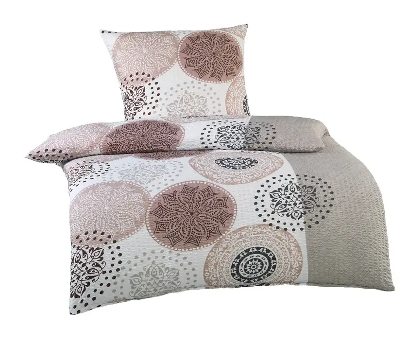 Bestseller Mikrofaser Seersucker Bettwäsche Belinda 135 x 200 cm mehrfarbig