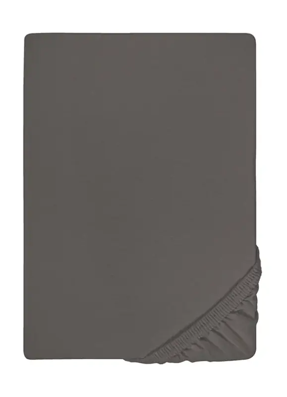 Topper Spannbettlaken 180 x 200 anthrazit Abverkauf