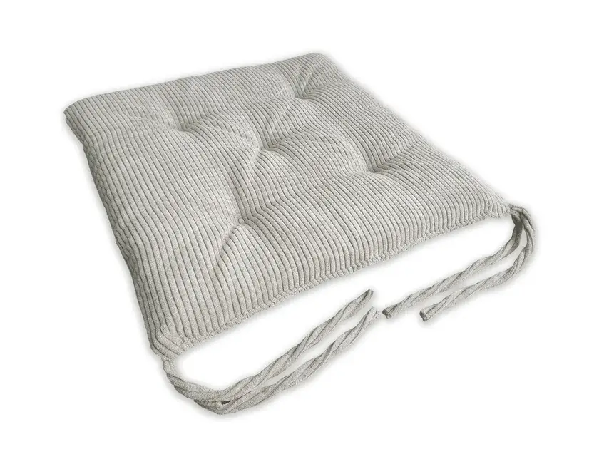 Aktuell GÖZZE Stuhlkissen Capri 40x40 cm Cord silber