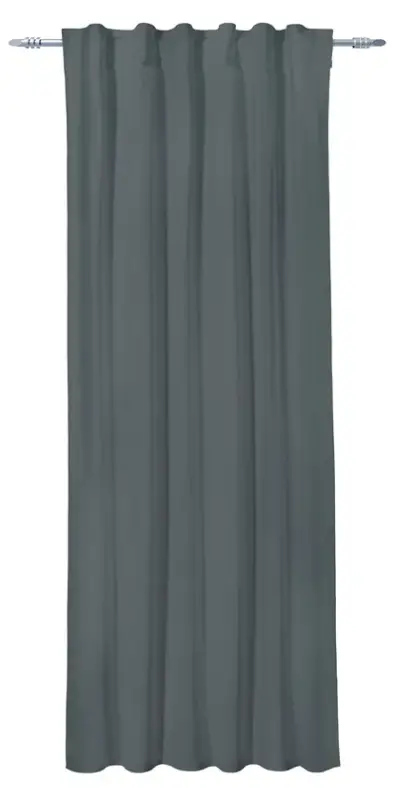 Direktkauf Kombivorhang CARLA 140 x 245 cm anthrazit
