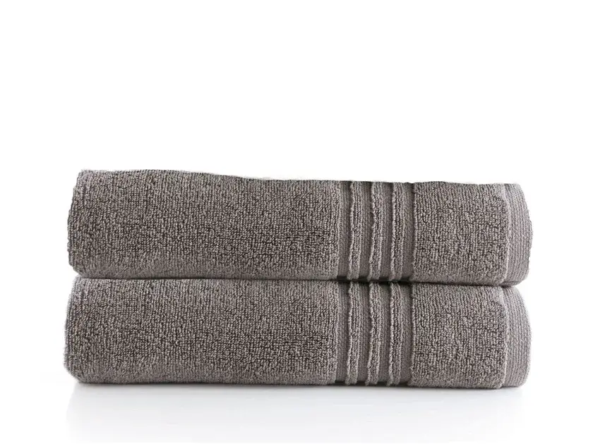 Preiswert 2er Set - Duschtuch Kira, Grau