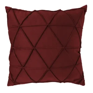 Neuheit Dekokissen Gloss 45x45 cm bordeaux