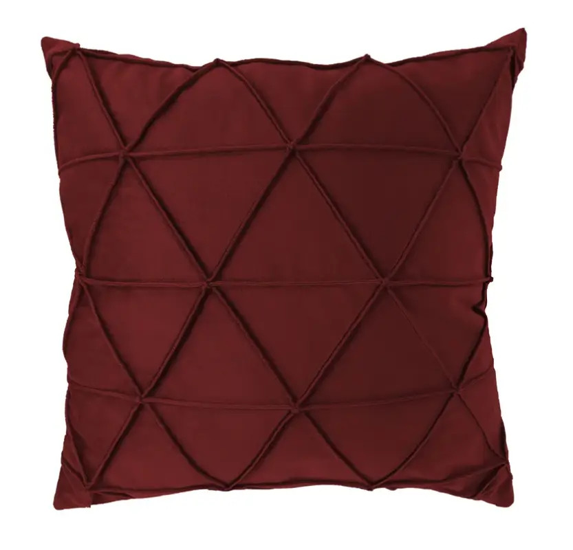 Neuheit Dekokissen Gloss 45x45 cm bordeaux
