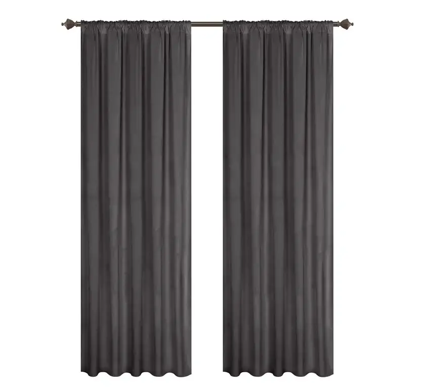 Kombivorhang Isabelle 2er Set 135 x 240 cm dunkelgrau Direktkauf