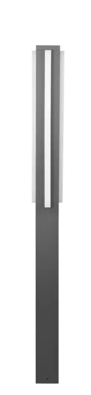 Mitchell Pfosten grau 473369442, B/H/T: 13,6/150/13,6 cm Echt