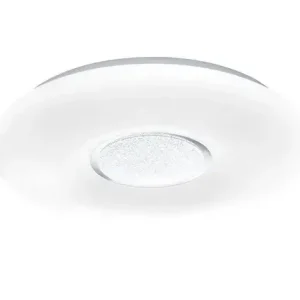 Top-Preis LED Deckenlampe Akina weiß 41 cm 7cm Kunststoff Fernbedienung