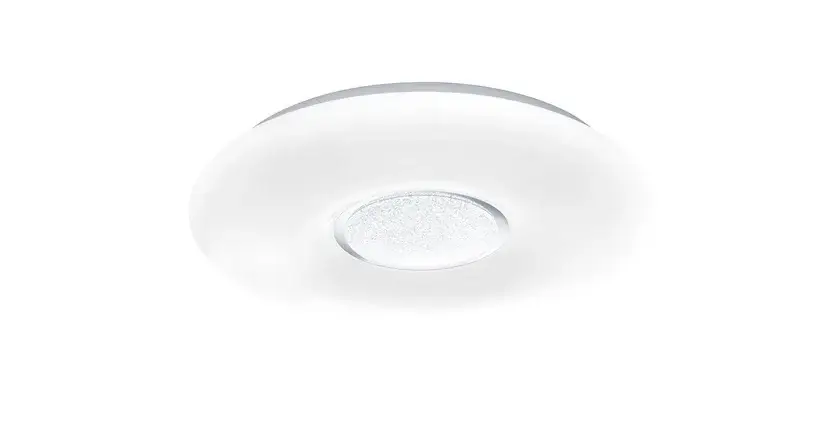 Top-Preis LED Deckenlampe Akina weiß 41 cm 7cm Kunststoff Fernbedienung