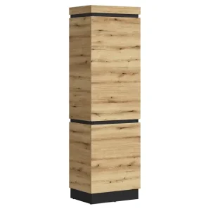 Zertifiziert Garderobenschrank Corte 60,1 x 200,5 x 45 cm Coast-Evoke-Dekor/Kosmos-grau-Dekor