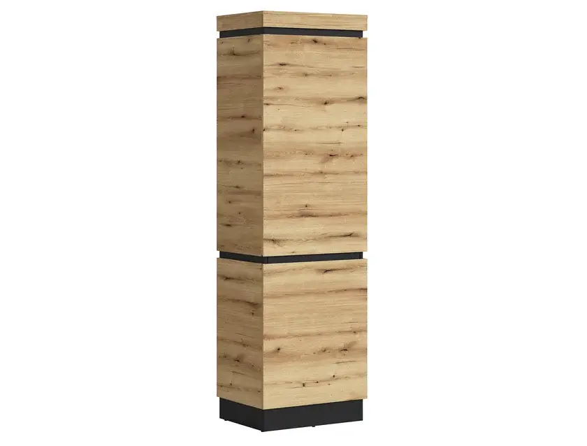 Zertifiziert Garderobenschrank Corte 60,1 x 200,5 x 45 cm Coast-Evoke-Dekor/Kosmos-grau-Dekor