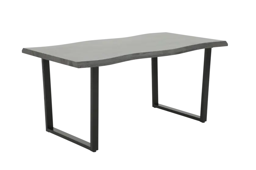 Esstisch Grace II 160 x 90 x 76 cm grau/schwarz Neuheit