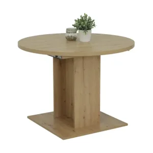 Esstisch Ronda 104 (144) x 104 x 76 cm Artisan-Eiche-Dekor Schneller Versand