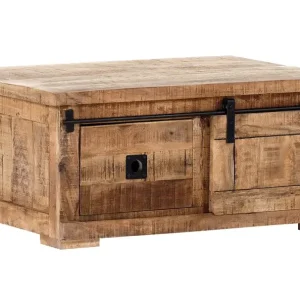 Neue Ware Couchtisch Kongo Mango Massivholz braun/schwarz