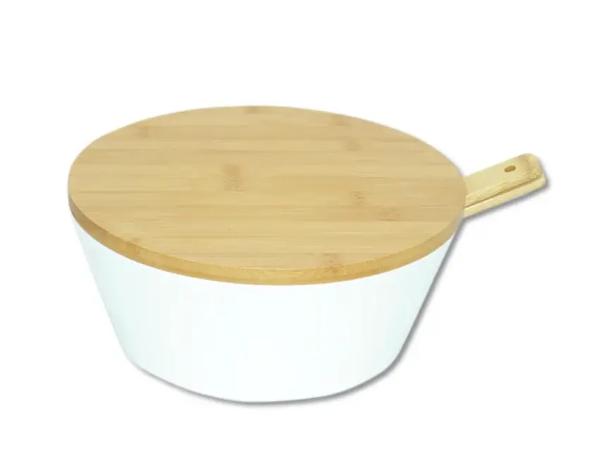 Billig KESPER Obst & Salatschale KUNSTSTOFF 26 x 31,5 x 12,5 cm Weiß/Braun