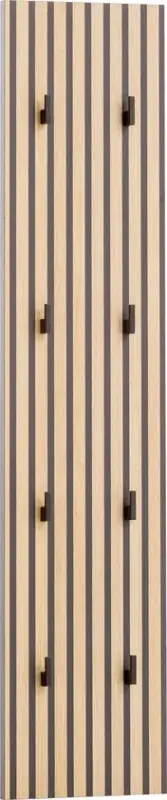 Hakenpaneel Alexa braun B/H/T ca. 24,5x109x2,6 Rabatt