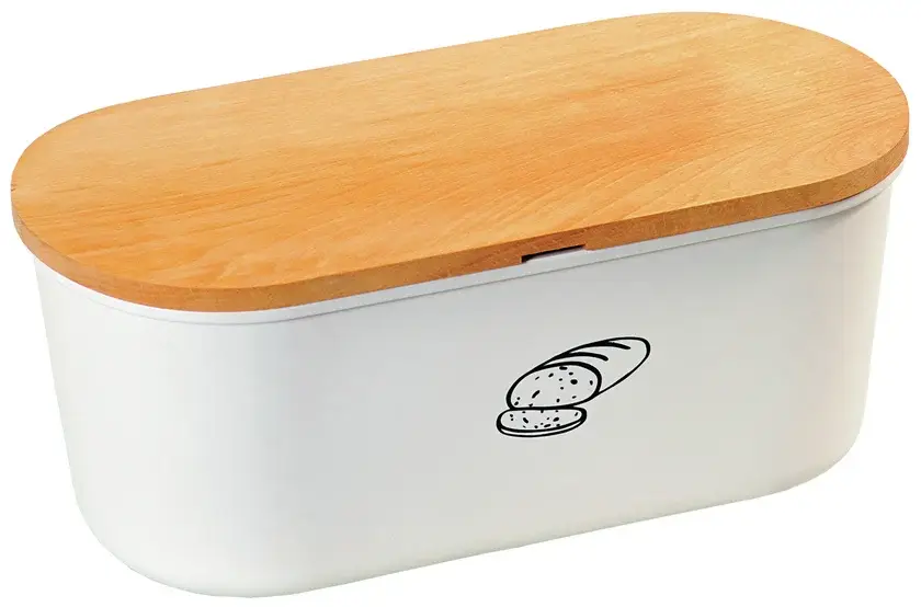 KESPER Brotkasten mit Schneidebrett Buche34 x 18 x 14 cm Finale Aktion