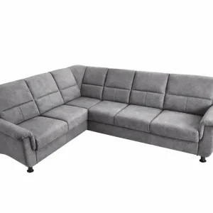 Preisreduziert Ecksofa Parole 222 x 268 cm dunkelgrau