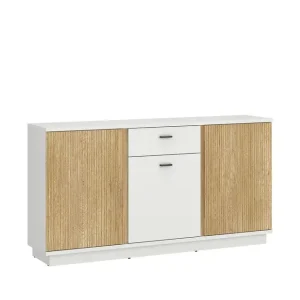 Top-Preis Sideboard Mosano 82 x 150 x 40 cm Cremona Eiche Dekor/Cashmere