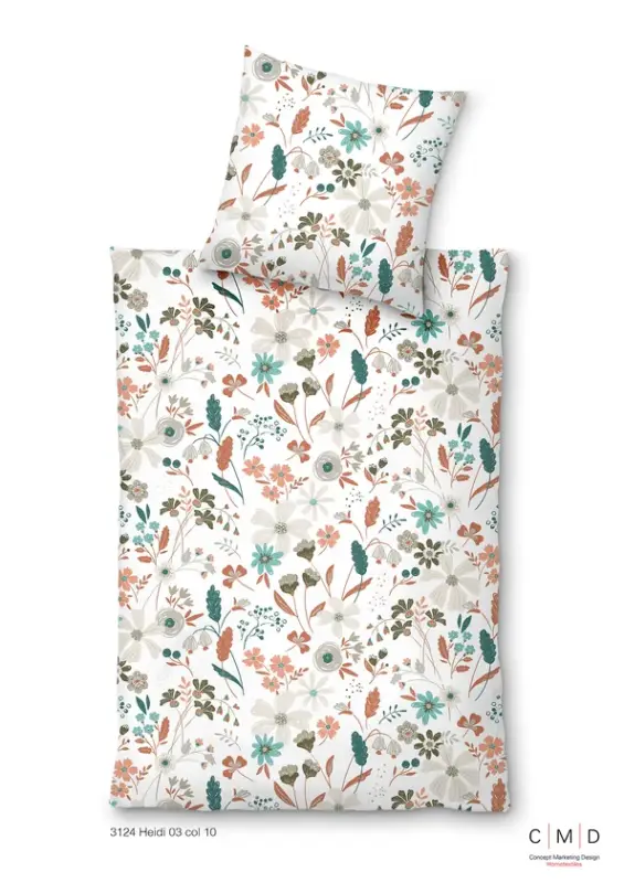 Must-Have Reforcé-Bettwäsche Heidi 135 x 200 cm mehrfarbig