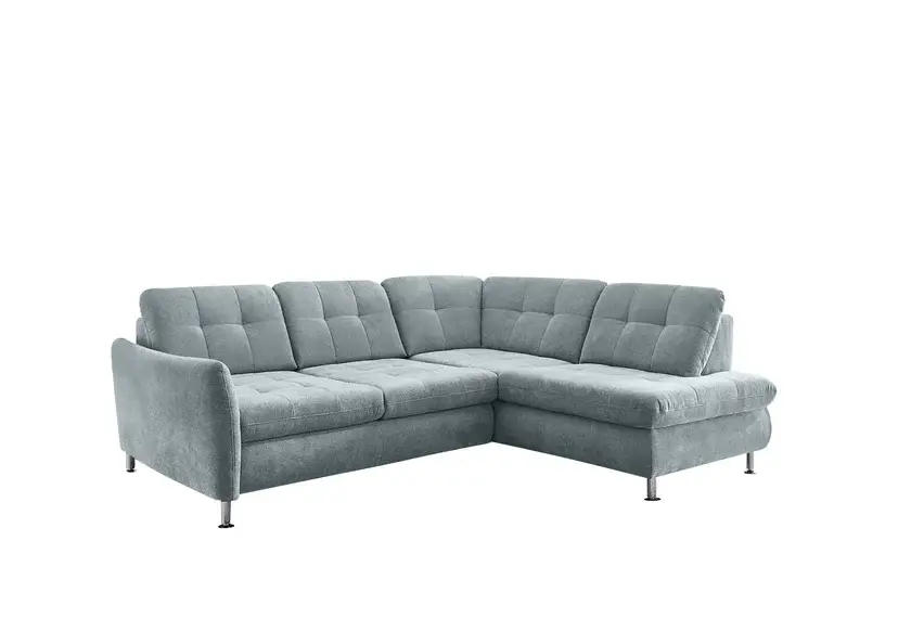 Nur Für Kurze Zeit Ecksofa Sevran 242 x 210 cm grau