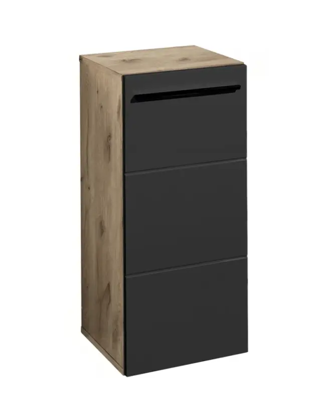 Must-Have Kommode VISTA braun schwarz ca. 34 x 72 x 31 cm