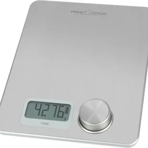 Proficook kinetische Küchenwaage Edelstahl 23 x 19 x 3 cm Silberfarbig Jetzt Kaufen