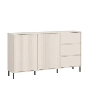 Kommode Avenale 157,8 x 40 x 91,6 cm Kaschmir/Schwarz Meistverkauft