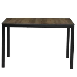 Tisch Barista 120(180) x 75 cm Akazie-Optik dunkel/schwarz Highlight