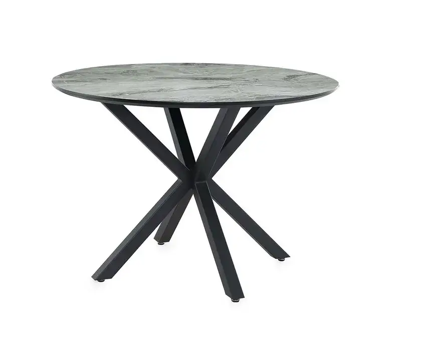 Neue Kollektion Tisch Ontario Marmor-Optik 110 x 110 cm