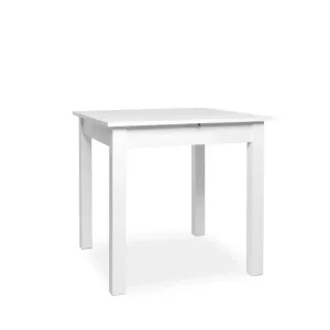 Tisch Coburg 80 weiß 80(120)x76,5x80 cm Markenprodukt