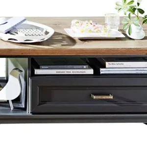 Couchtisch Jasmin Graphit/Artisan Eiche-Optik 120x45x67 cm Zertifiziert