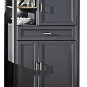 Highboard Jasmin Graphit/Artisan Eiche-Optik 93x150x42 cm Neuheit