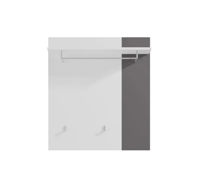 Garderobenpaneel Kato 85x91x27 cm weiß/anthrazit Sale