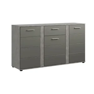 Kommode Blake 150x82x41 cm grau Super-Preis