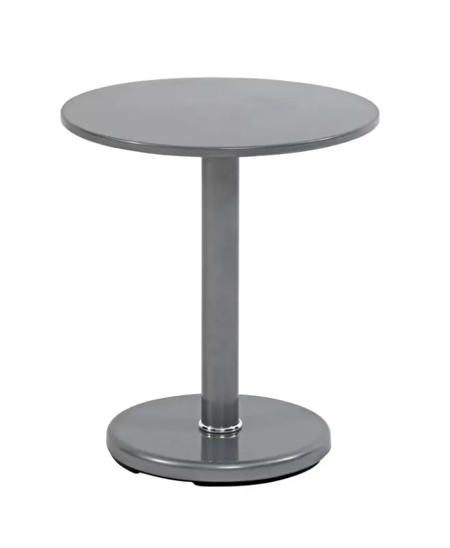 Zertifiziert Beistelltisch Brest 42x47x42 cm silber