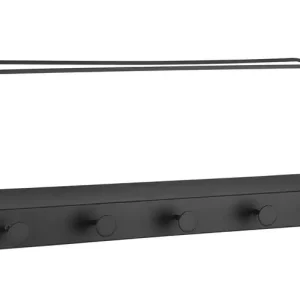 Wandregal Linda 50x18x15 cm Metall schwarz Sonderaktion