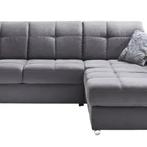 Ecksofa Miguel 303 x 249 cm grau Bestpreis