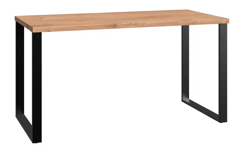Schreibtisch Liverpool Plankeneiche Nachbildung ca. 140 x 74 x 70 cm Zertifiziert
