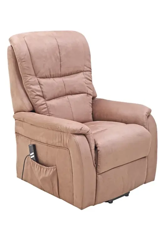TV-Sessel FM-335L2 Bezug Mikrofaser braun 83,5x111-82x90-160cm Must-Have