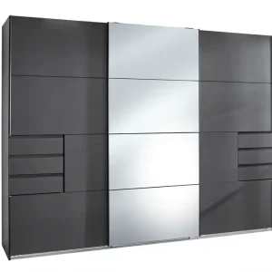 Schwebetürenschrank Saigon, Graphit Bestpreis
