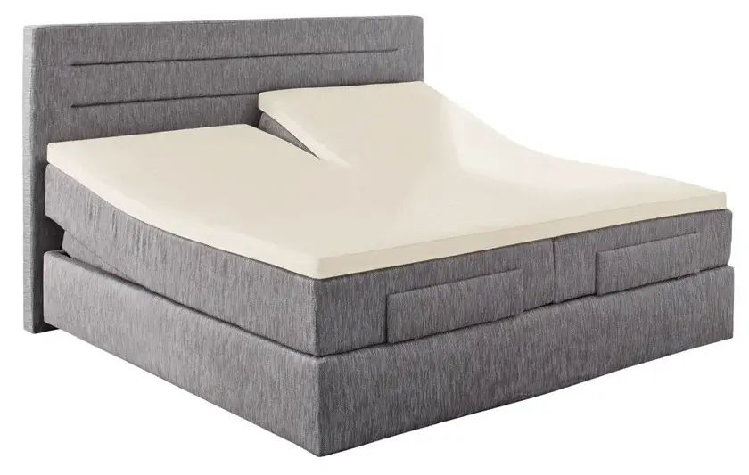 Vario Split-Topper-Spannbetttuch 180/200 x 200/220 cm ecru Preisknaller