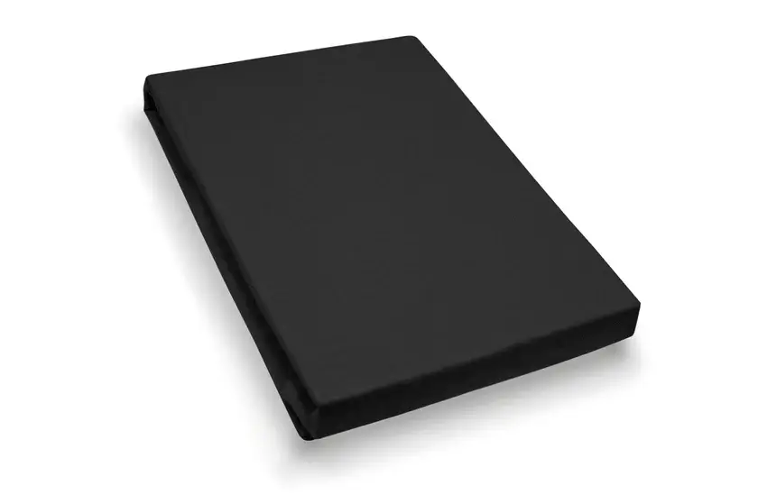 Vario Spannbetttuch Stretch Elasthan-Feinjersey 180-200 x 200-220 cm schwarz Solange Der Vorrat Reicht