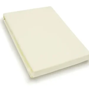Sale Vario Spannbetttuch Stretch Elasthan-Feinjersey 180-200 x 200-220 cm ecru